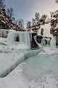 53 Abiskokloof met bevroren watervallen
